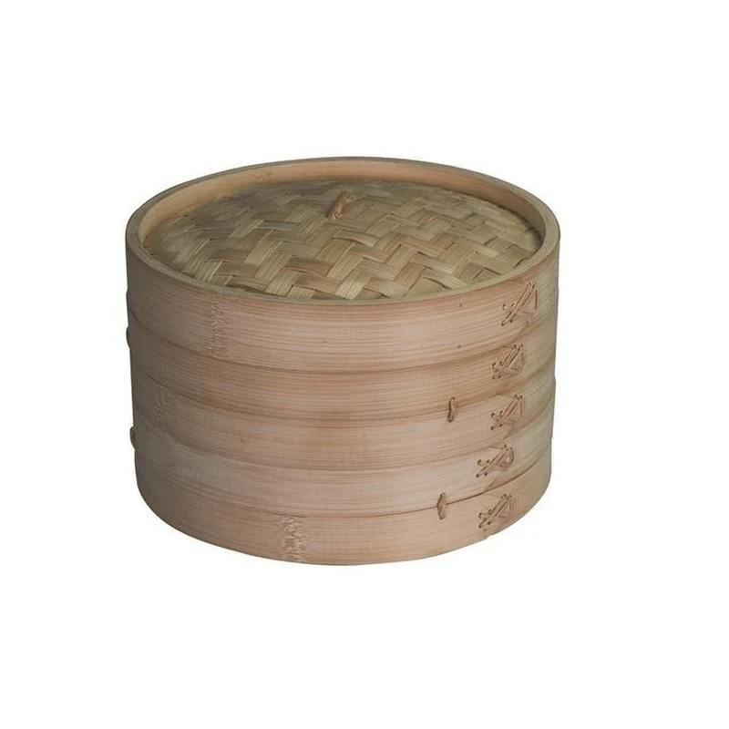 Avanti Bamboo Steamer Basket 3 Pieces Set 3 Avanti Bamboo Steamer Basket 3 Pieces Set - Image 3