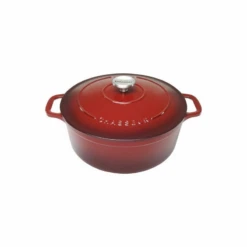 Round French Oven - Bordeaux Red