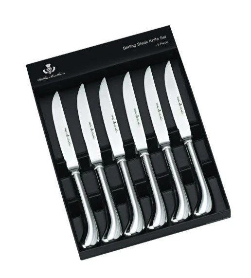 Stirling 6 Piece Steak Knife Set 1 Stirling 6 Piece Steak Knife Set