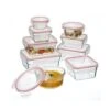 9 Piece Oven Safe Glass Container Set
