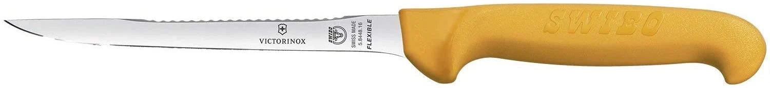 Victorinox Swibo Filleting Knife - FlexibleBlade With Scaler Back 1 Victorinox Swibo Filleting Knife - FlexibleBlade With Scaler Back