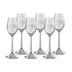 Waterfall Liqueur Glasses Set Of 6 60ml