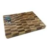 End Grain Chequered Chopping Board Natural - 40x30x3cm