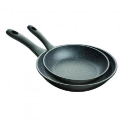 Pyrolux Pyrostone 2pc Frypan Set 24cm & 30cm