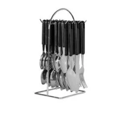 Avanti Hanging Cutlery - Set 24pc Black