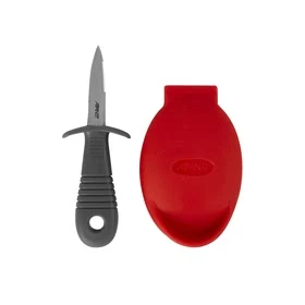 Avanti Oyster Shucking Set 2pc Red 1 Avanti Oyster Shucking Set 2pc Red