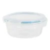 Glass Round Container Clear 600ml