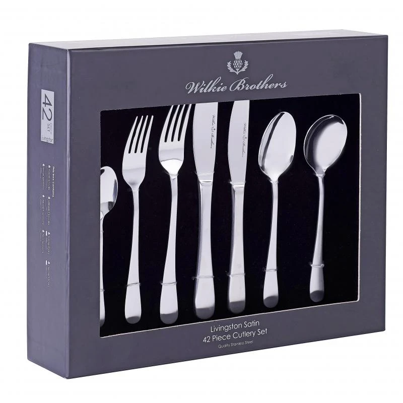 Livingston Satin 42 Piece Cutlery Set 1 Livingston Satin 42 Piece Cutlery Set