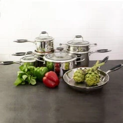 Scanpan Coppernox Covered Saucepan -Stanley Shop Scanpan Coppernox 5pc Cookware Set 3 2000px
