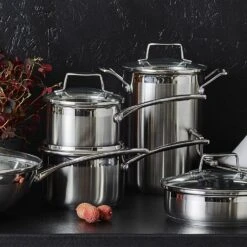 Scanpan Impact 2pc Saucepan Set -Stanley Shop Scanpan Impact Lifestyle 7 750px
