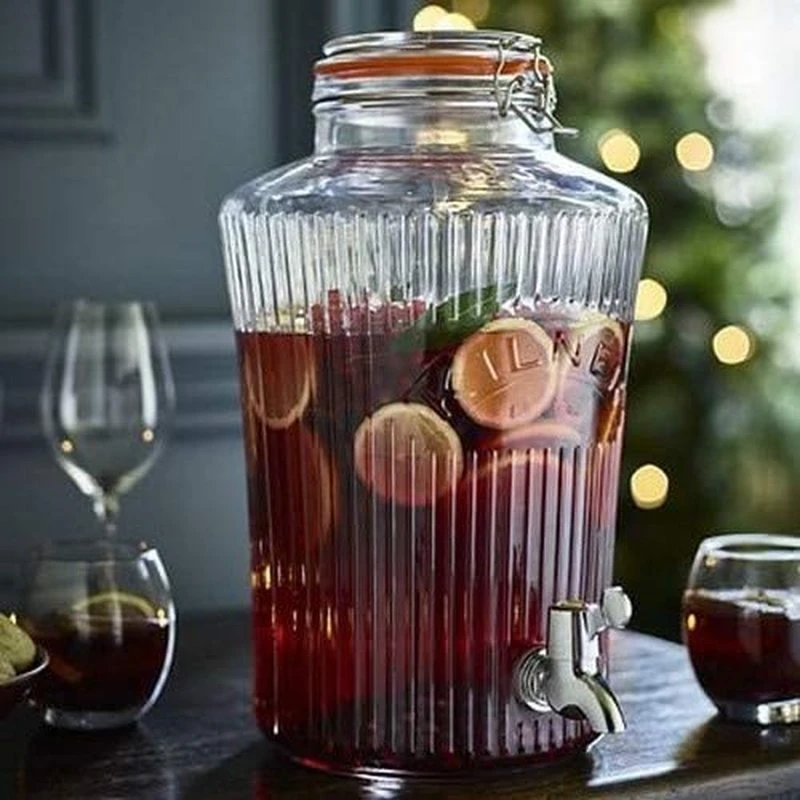 Kilner Vintage Drinks Dispenser Clear Glass 2 Kilner Vintage Drinks Dispenser Clear Glass - Image 2